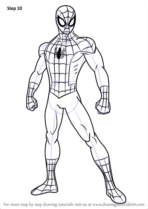 ultimate spider man drawing